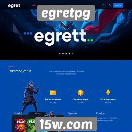 Análise das funcionalidades do site de jogos egretpg